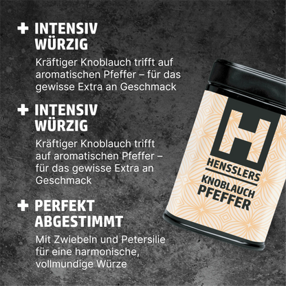 HENSSLERS Knoblauchpfeffer Gewürze HENSSLERS