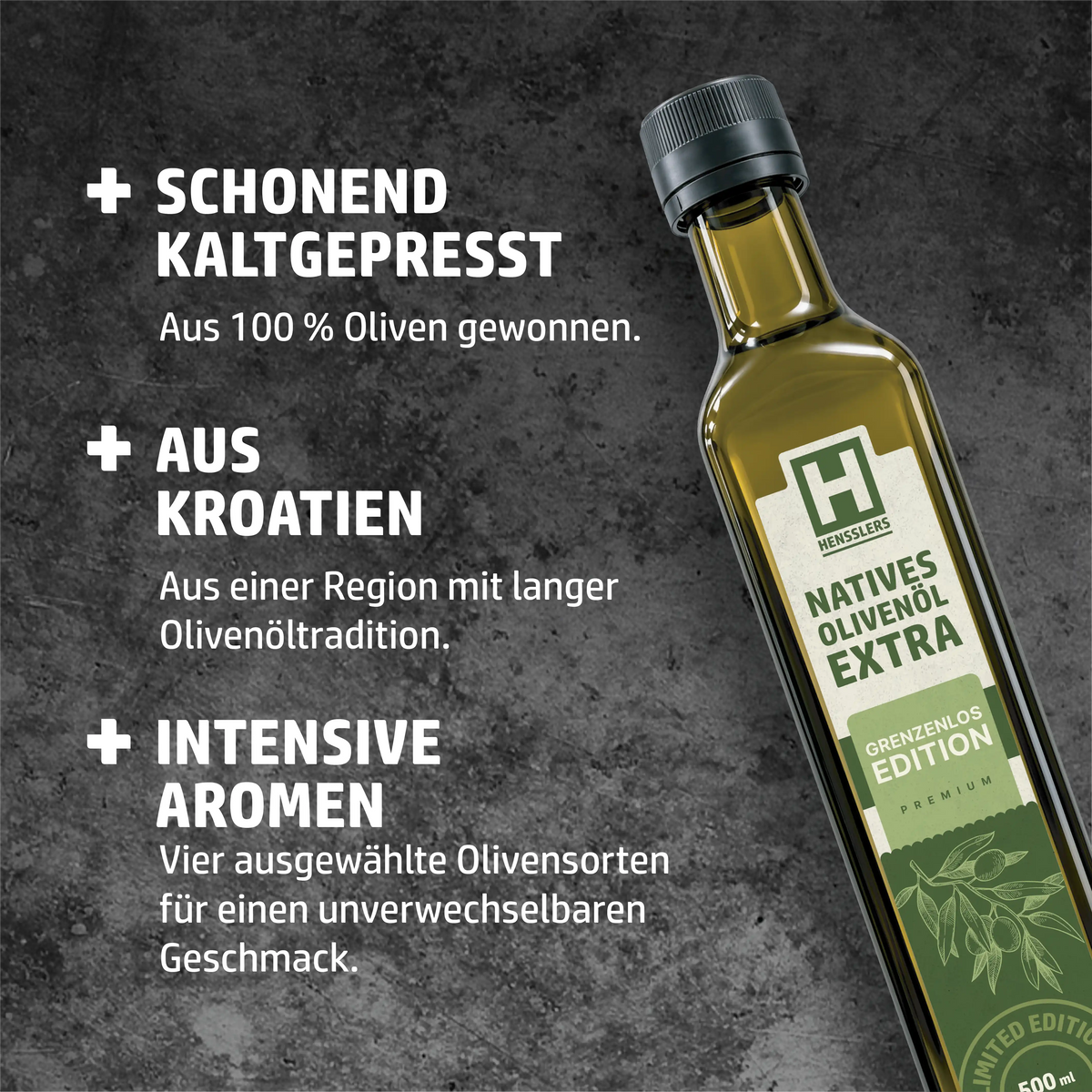 HENSSLERS Olivenöl Grenzenlos Edition Öl HENSSLERS