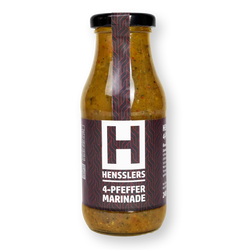 HENSSLERS 4 Pfeffer Marinade Saucen HENSSLERS