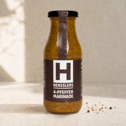 HENSSLERS 4 Pfeffer Marinade Saucen HENSSLERS