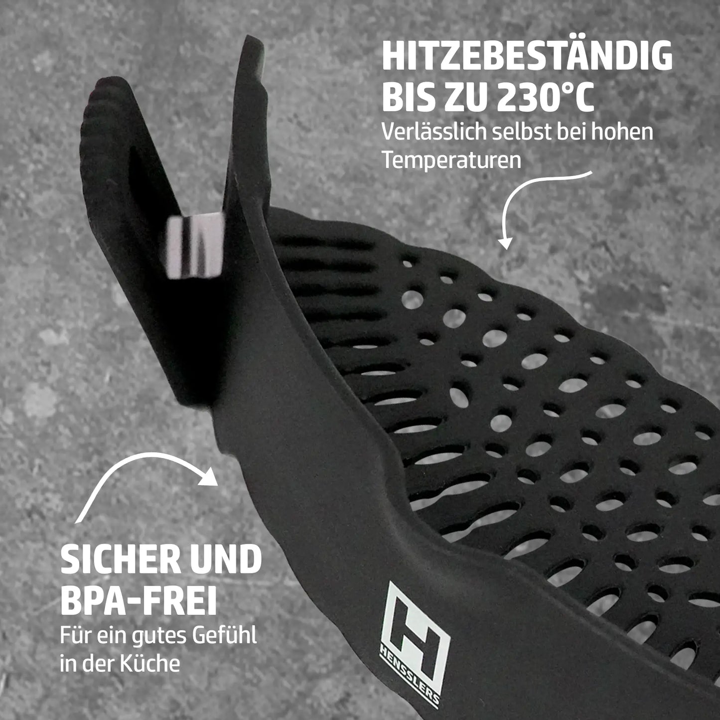 HENSSLERS Abgießhilfe Küchenzubehör Hensslers