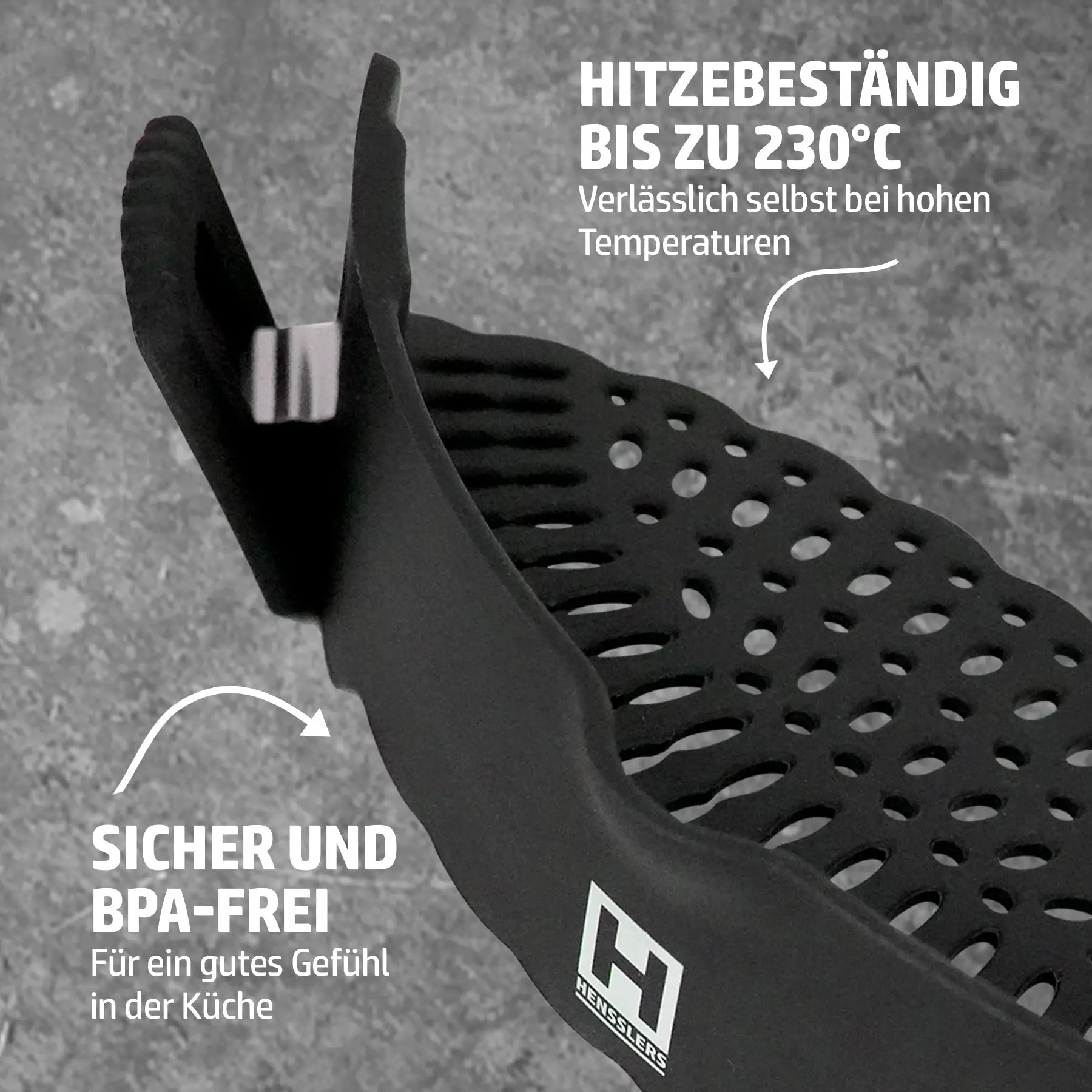 HENSSLERS Abgießhilfe Küchenzubehör Hensslers