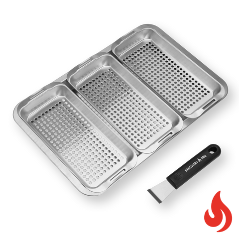 HENSSLERS Grillkorb Set Küchenzubehör HENSSLERS