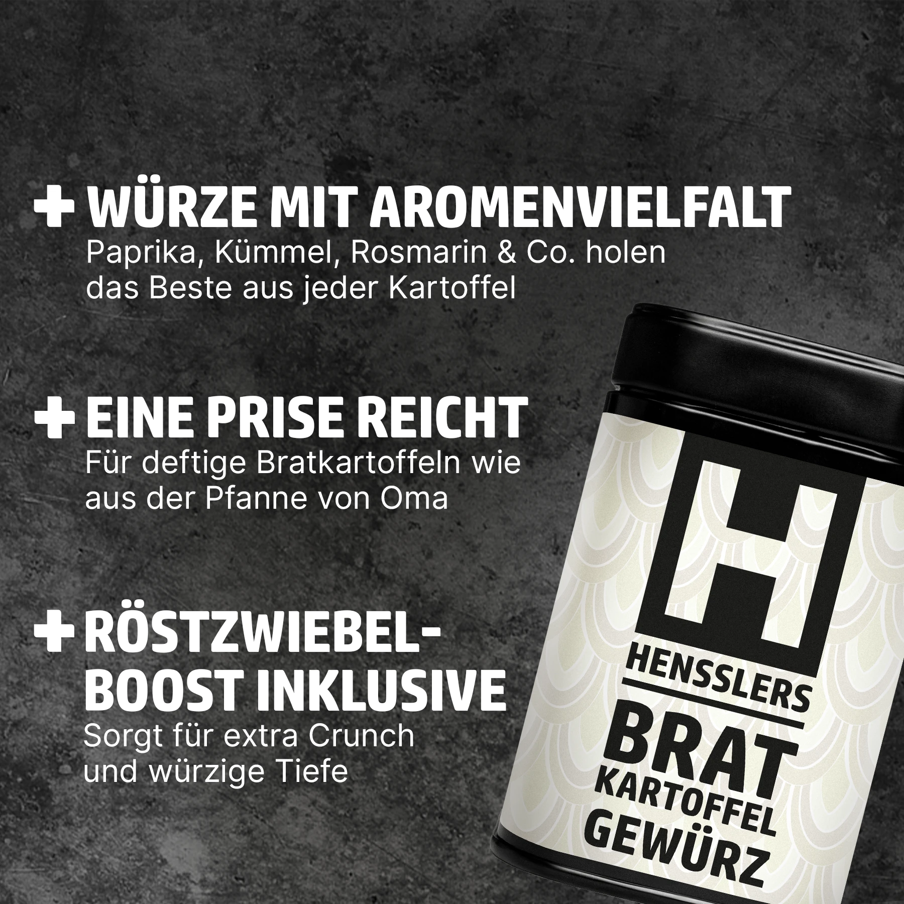 HENSSLERS 3er Kartoffel-Helden Gewürze HENSSLERS