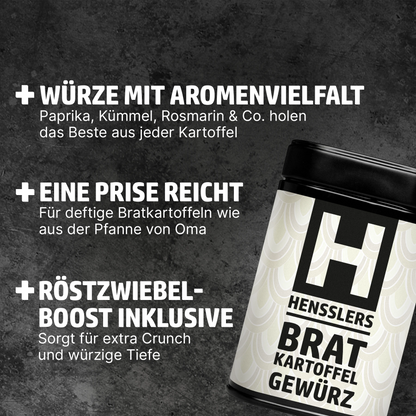 HENSSLERS 3er Kartoffel-Helden Gewürze HENSSLERS