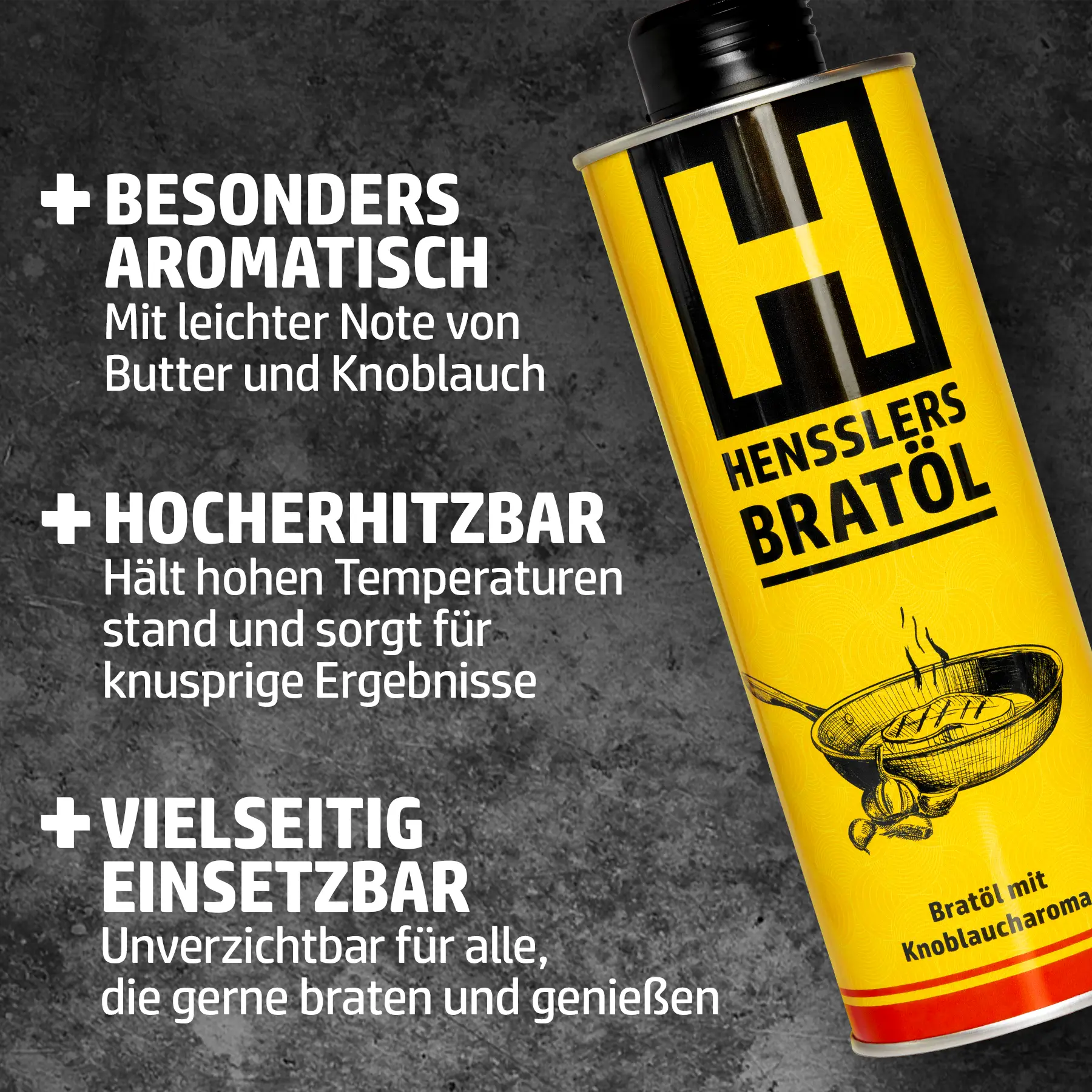 Hensslers Sautépfanne & GRATIS Bratöl Duo bundle HENSSLERS