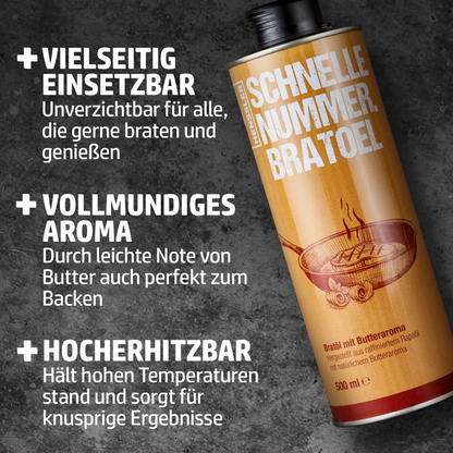Hensslers Sautépfanne & GRATIS Bratöl Duo bundle HENSSLERS