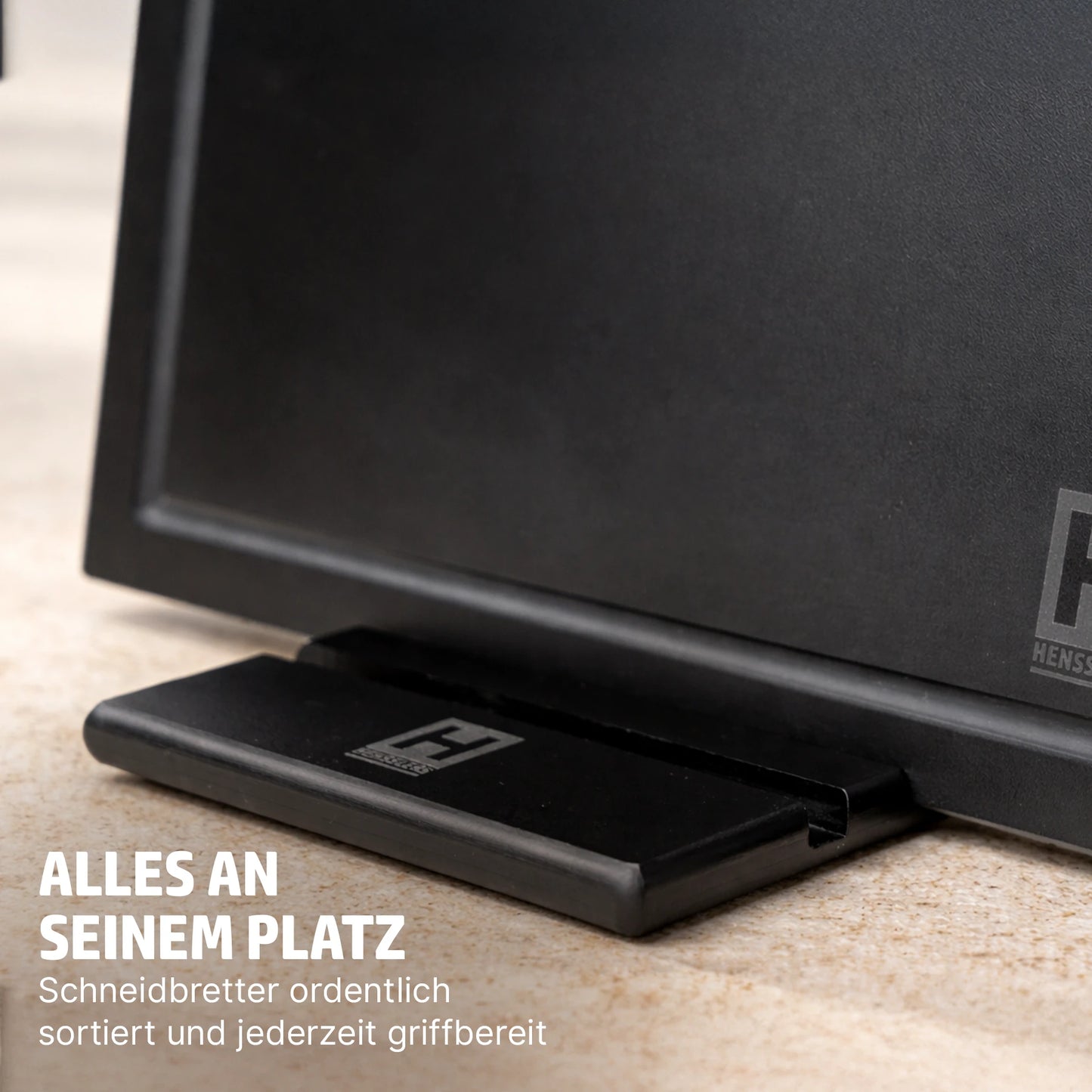 HENSSLERS Schneidebrett Set Holzfaser Küchenzubehör HENSSLERS
