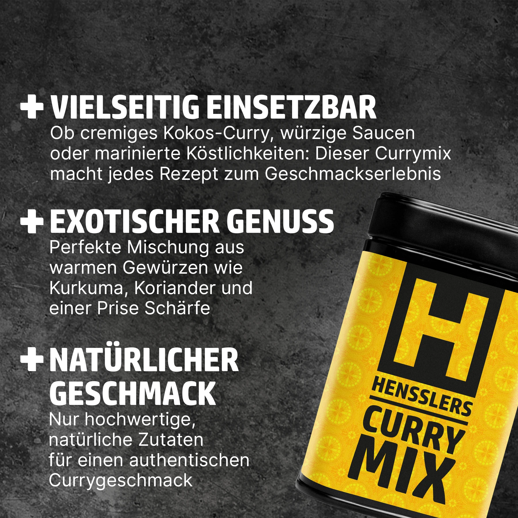 HENSSLERS 3er Currywurst-Starter-Set Gewürze HENSSLERS