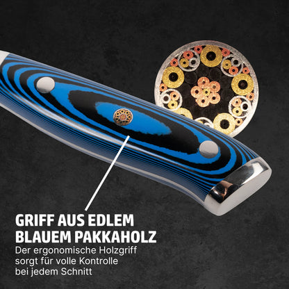 HENSSLERS Schälmesser Blue Edition