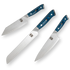 HENSSLERS Damast Messerset - Blue Edition Messer HENSSLERS