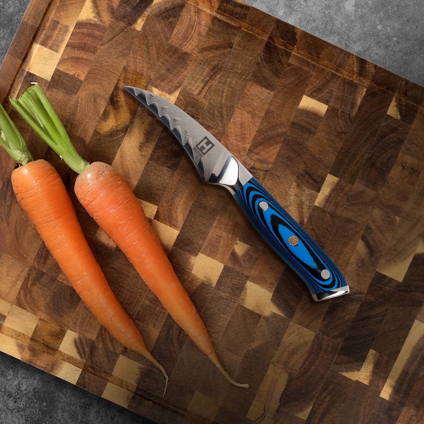 HENSSLERS Tourniermesser Blue Edition