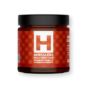 HENSSLERS Fruchtaufstrich Erdbeer-Vanille Saucen Hensslers