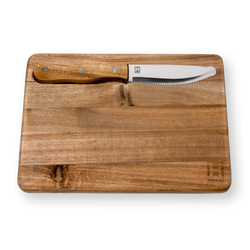HENSSLERS Frühstücksbrett mit Brotmesser