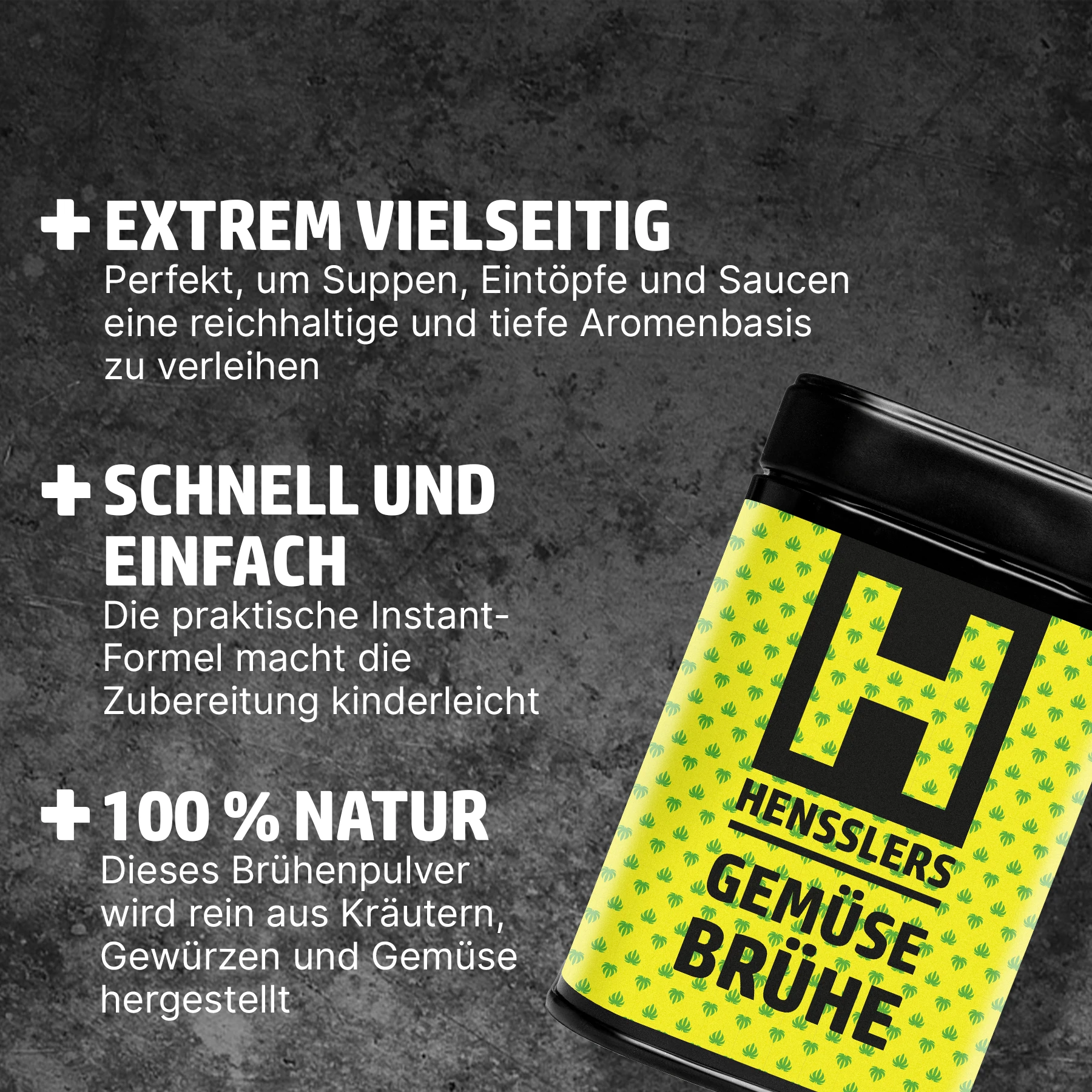 HENSSLERS Gemüsebrühe Gewürze Hensslers