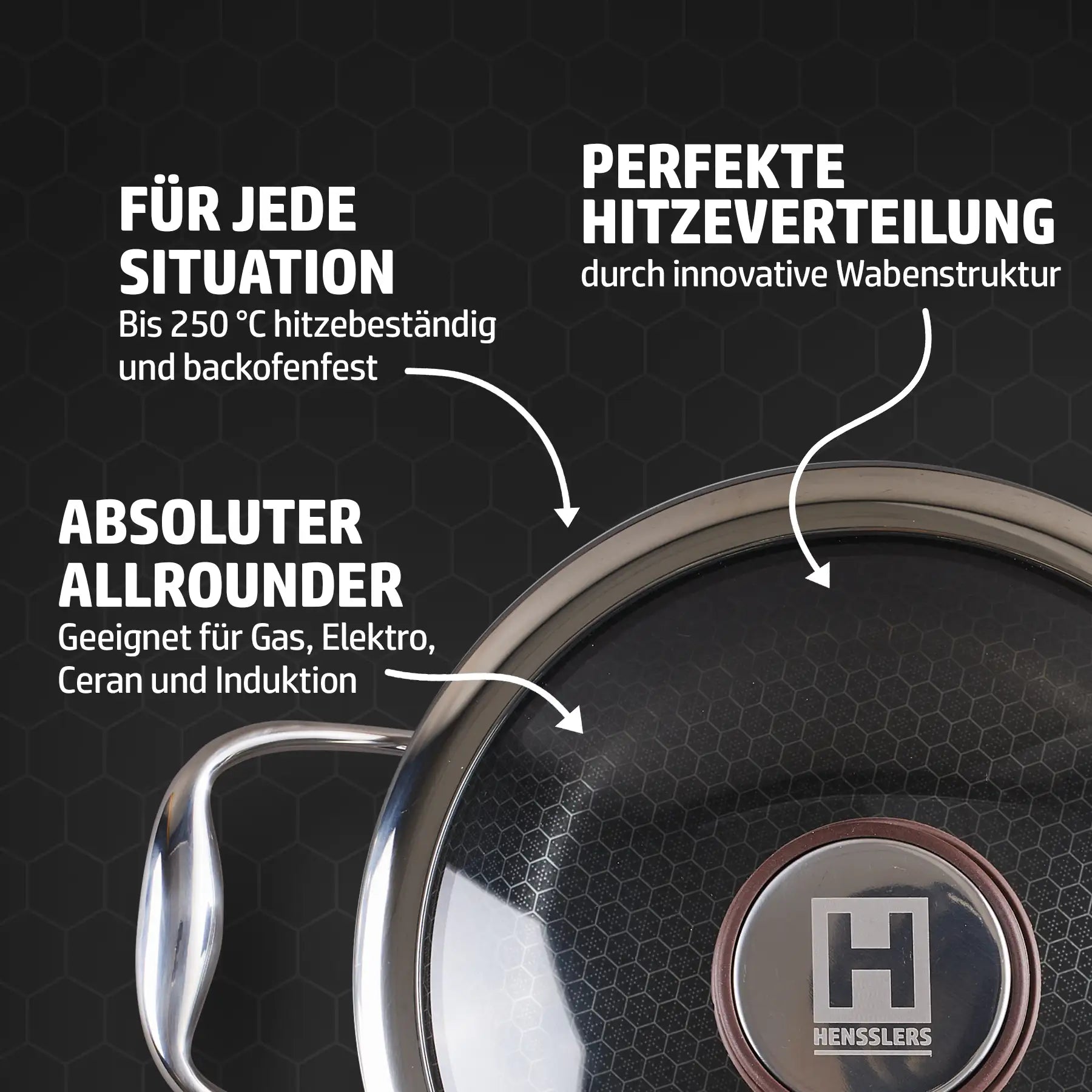 HENSSLERS All-in-One Kochtopf Set Bundles Hensslers