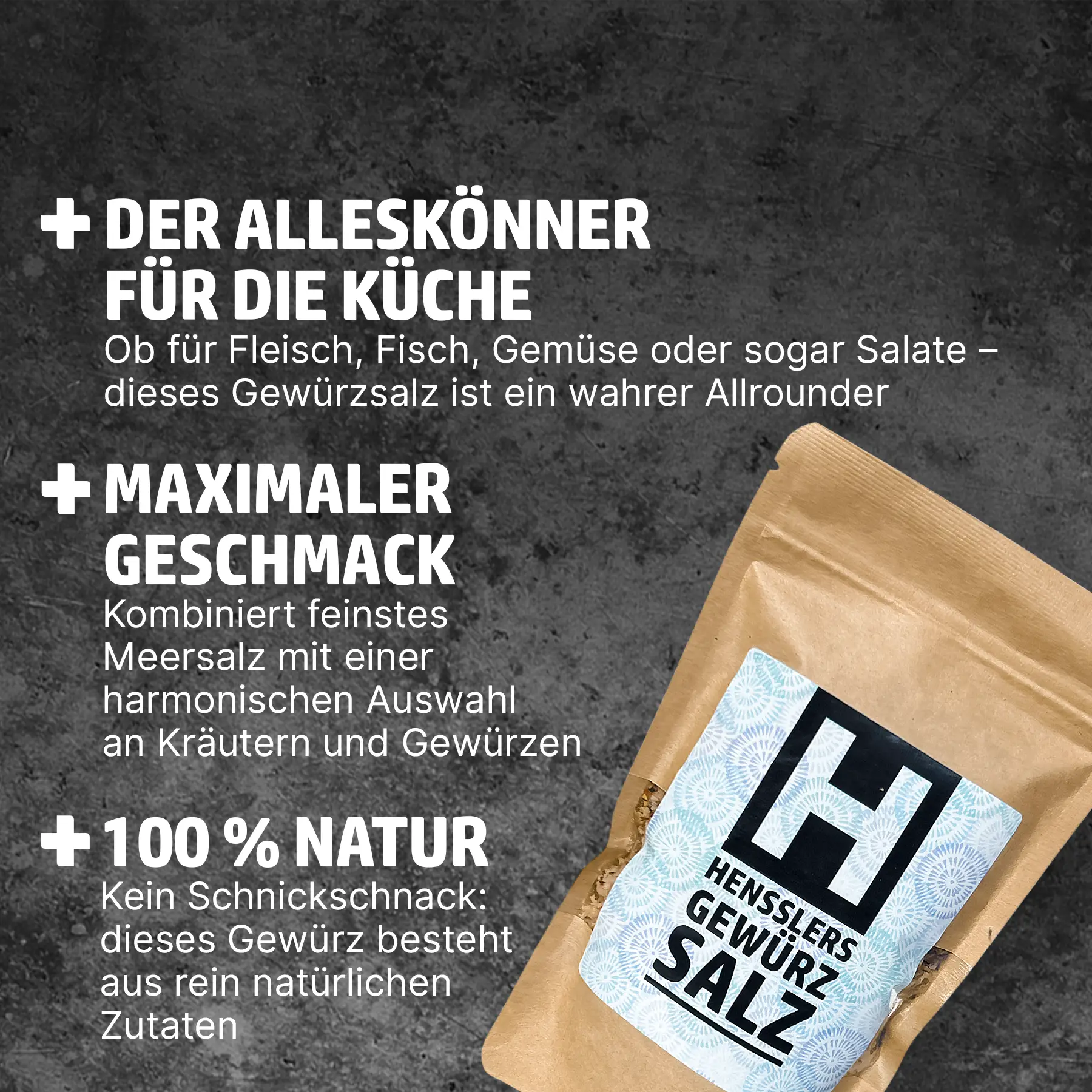 HENSSLERS Gewürzsalz Refill Pack Gewürze Hensslers