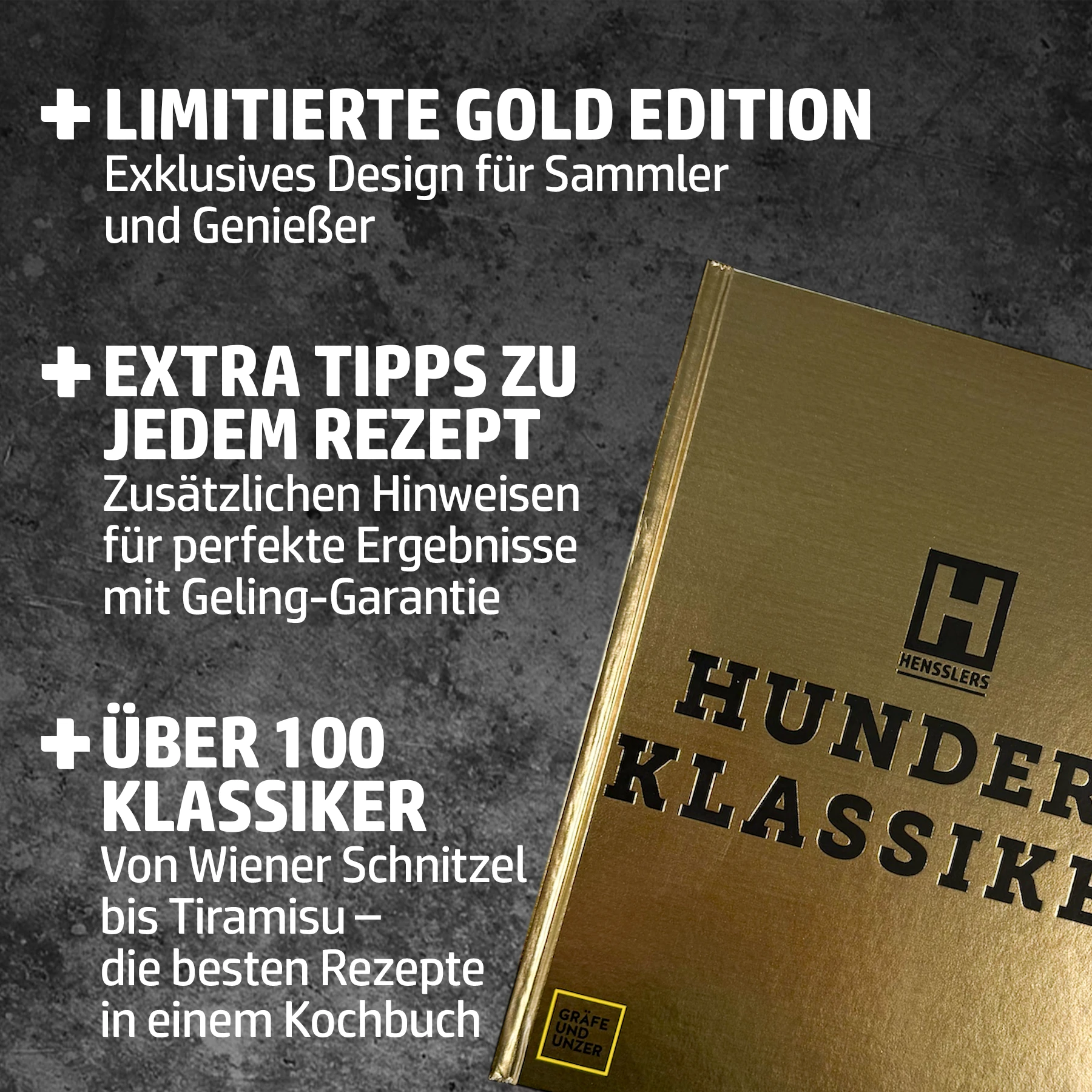 Hundert Klassiker Gold Edition + Klassiker Würzsalz Bundles Hensslers