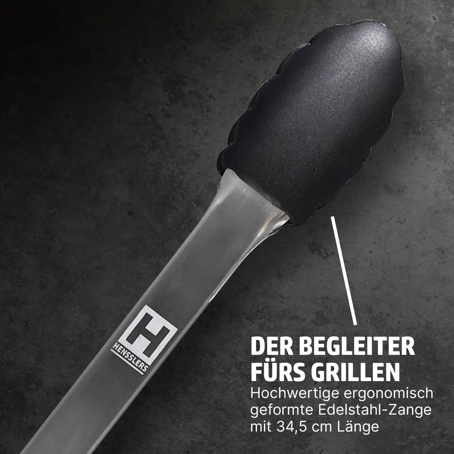 HENSSLERS Grillzange Groß Küchenzubehör Hensslers