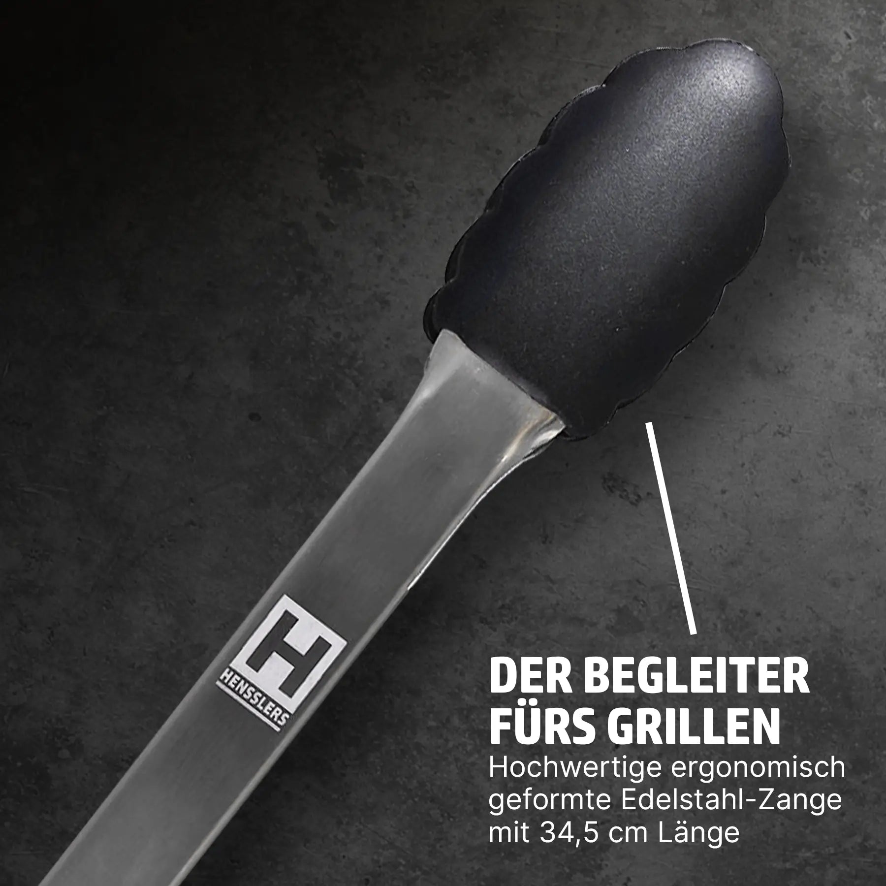 HENSSLERS Grillzange Groß Küchenzubehör Hensslers