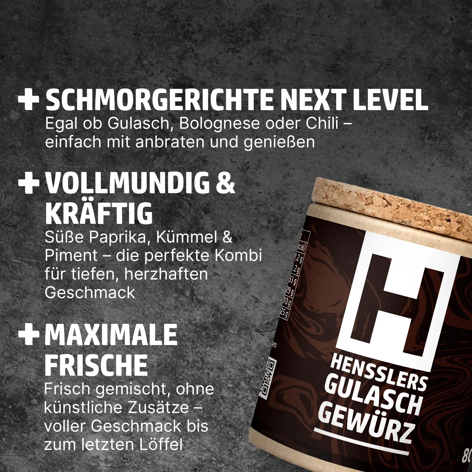 HENSSLERS Gulasch Gewürz Gewürze Hensslers