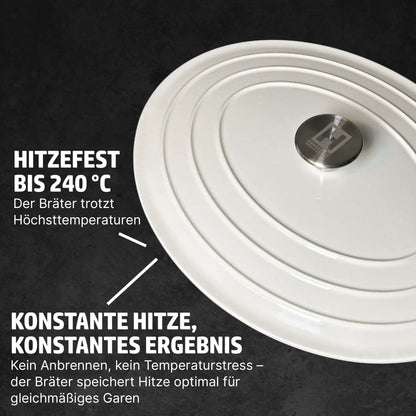 HENSSLERS Gusseiserner Bräter Töpfe HENSSLERS