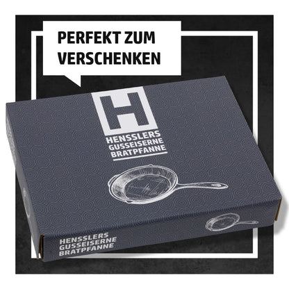 HENSSLERS Gusseiserne Bratpfanne 30cm Pfannen Hensslers