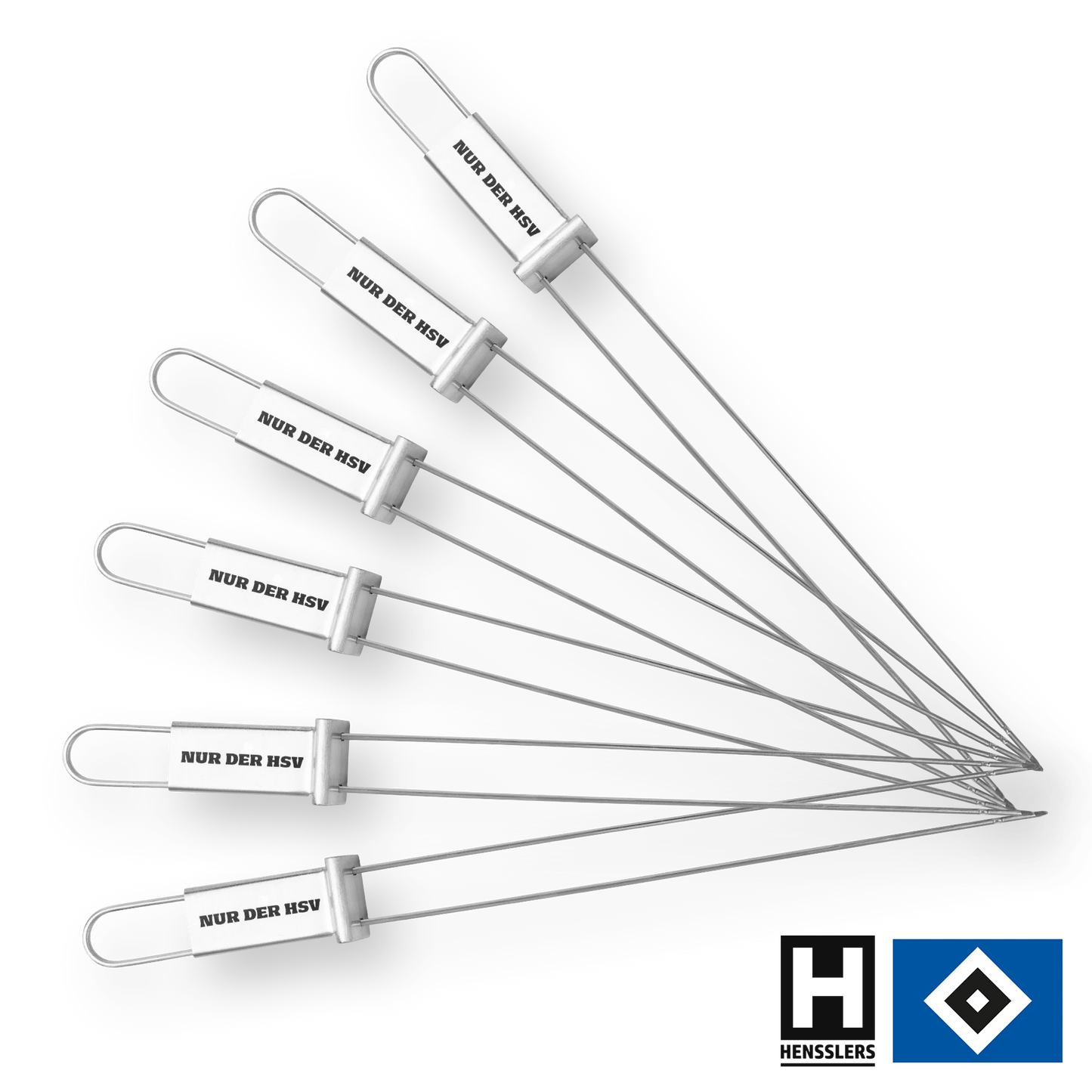 HENSSLERS Grillspieß Set HSV-Edition Küchenzubehör HENSSLERS