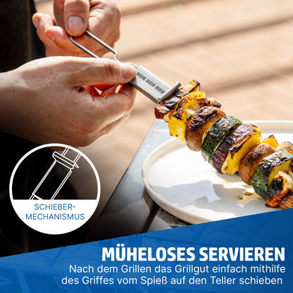 HENSSLERS Grillspieß Set HSV-Edition Küchenzubehör HENSSLERS