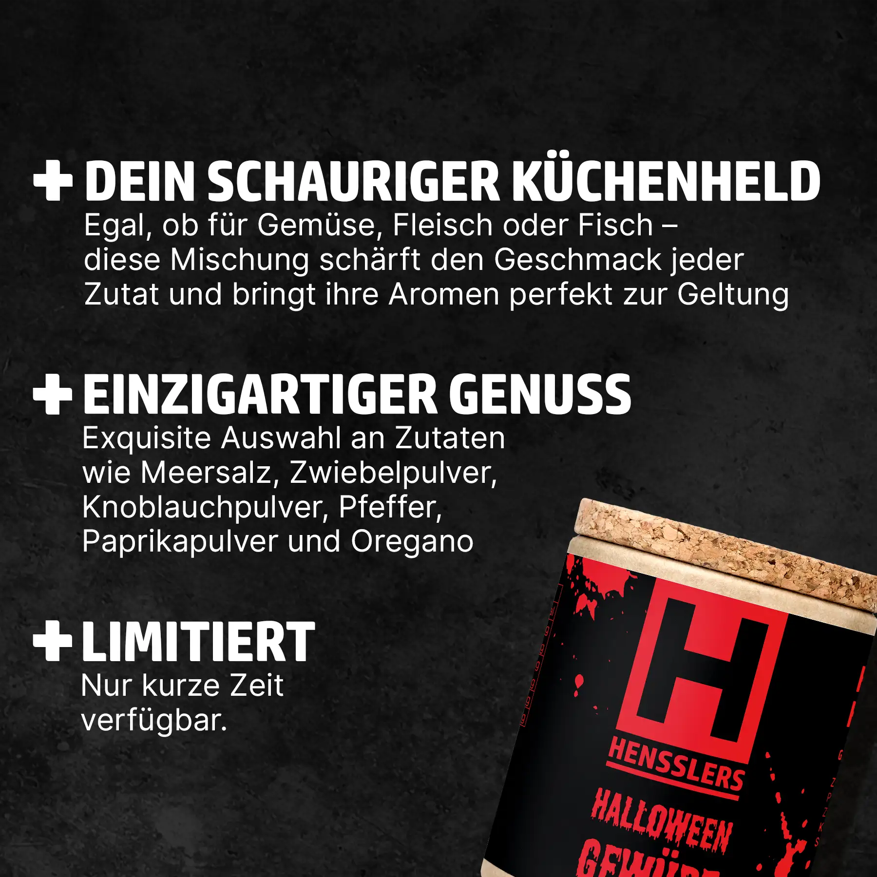 HENSSLERS Halloween Gewürz Gewürze HENSSLERS