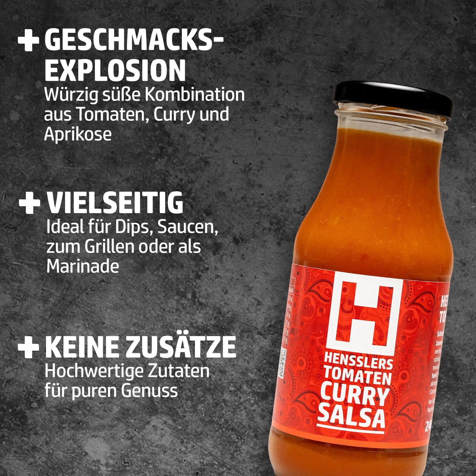 HENSSLERS Tomaten Curry Salsa Saucen Hensslers