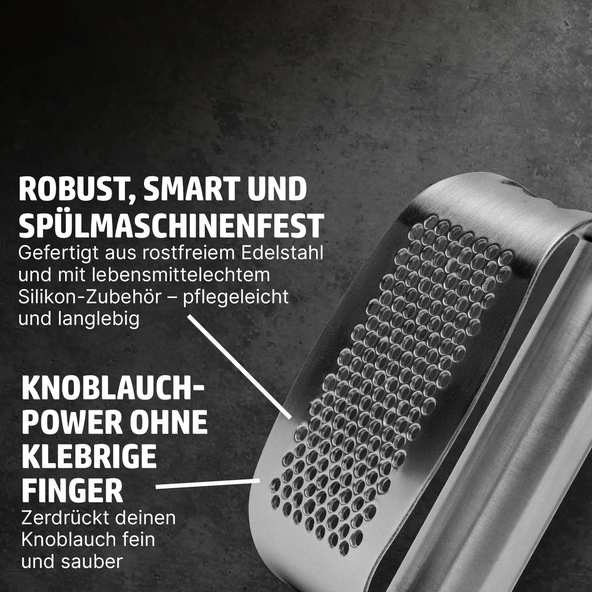 HENSSLERS Knoblauchpresse Küchenzubehör HENSSLERS