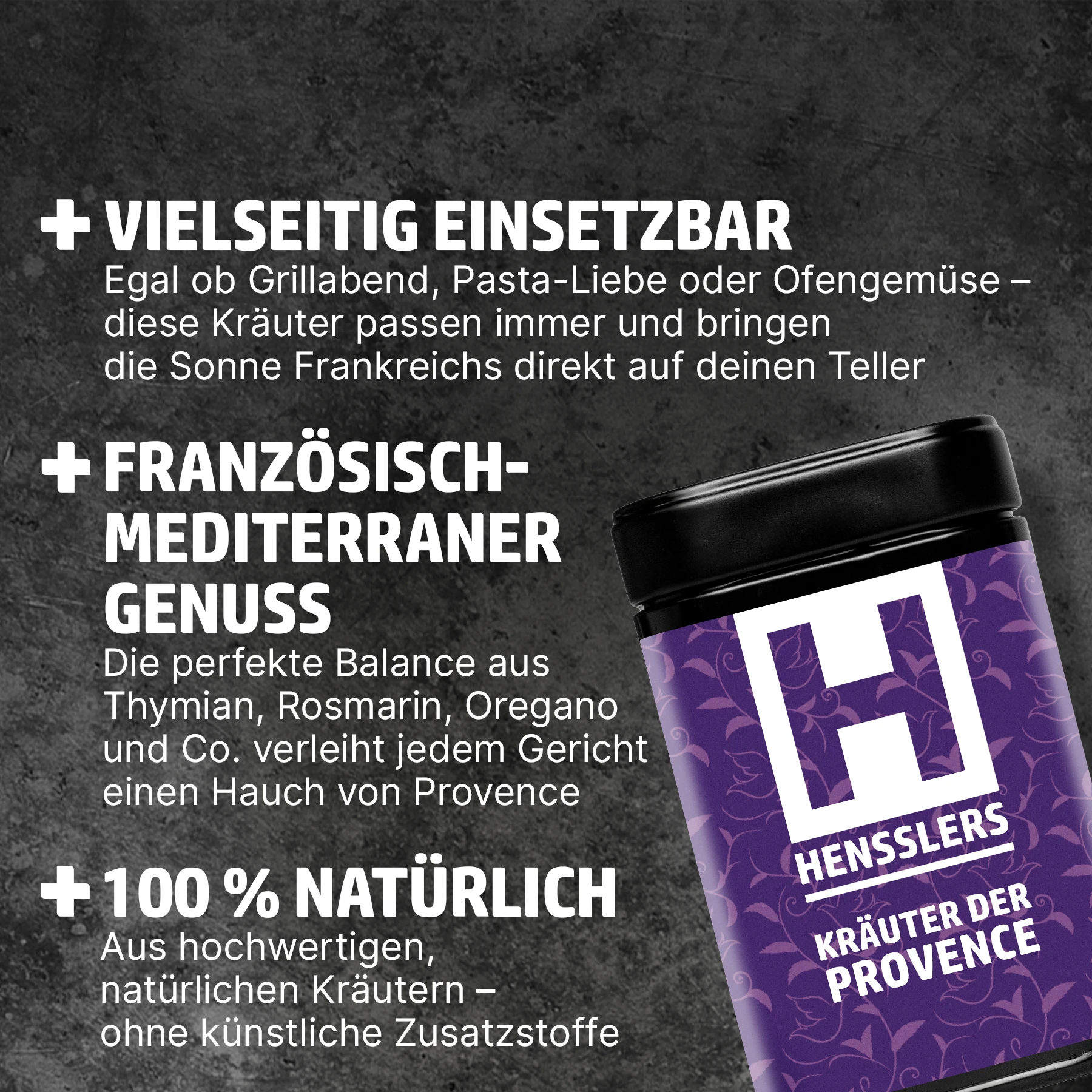 HENSSLERS Kräuter der Provence Gewürze Hensslers