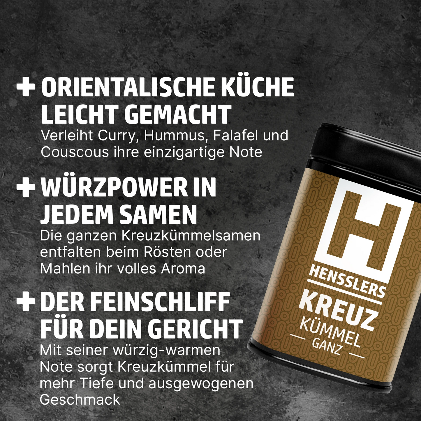 HENSSLERS Kreuzkümmel ganz Gewürze HENSSLERS