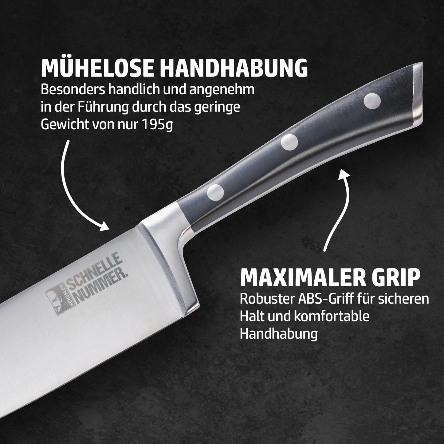 HENSSLERS Küchenmesser Messer Hensslers