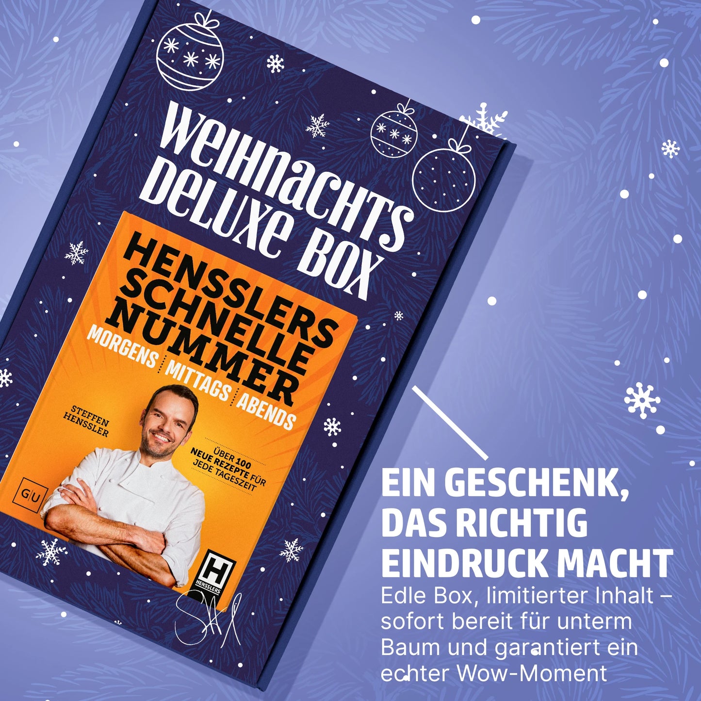 HENSSLERS Weihnachts Deluxe Box Kochbücher HENSSLERS