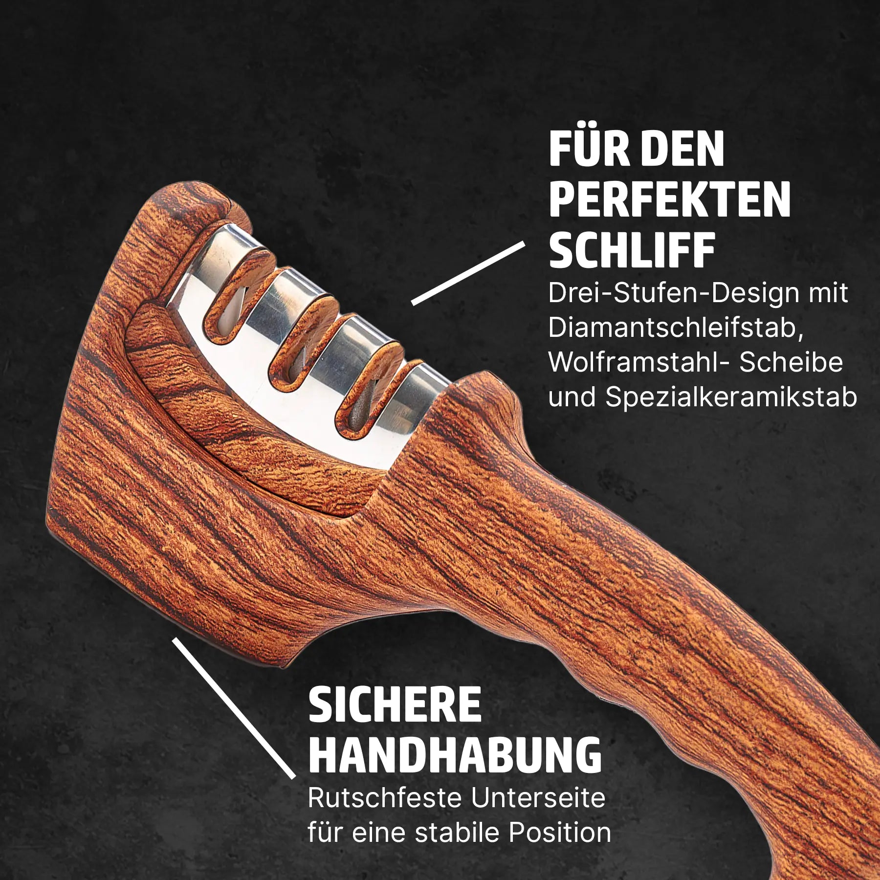 HENSSLERS Messerschärfer Messer Hensslers