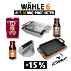 HENSSLERS BBQ 6ER SET - MIX & MATCH bundle HENSSLERS