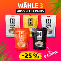 HENSSLERS Refill Pack - MIX & MATCH Summer-Sale bundle HENSSLERS
