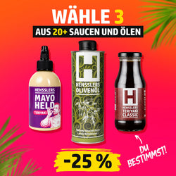 HENSSLERS Öle und Saucen - Mix & Match - Summer-Sale bundle HENSSLERS