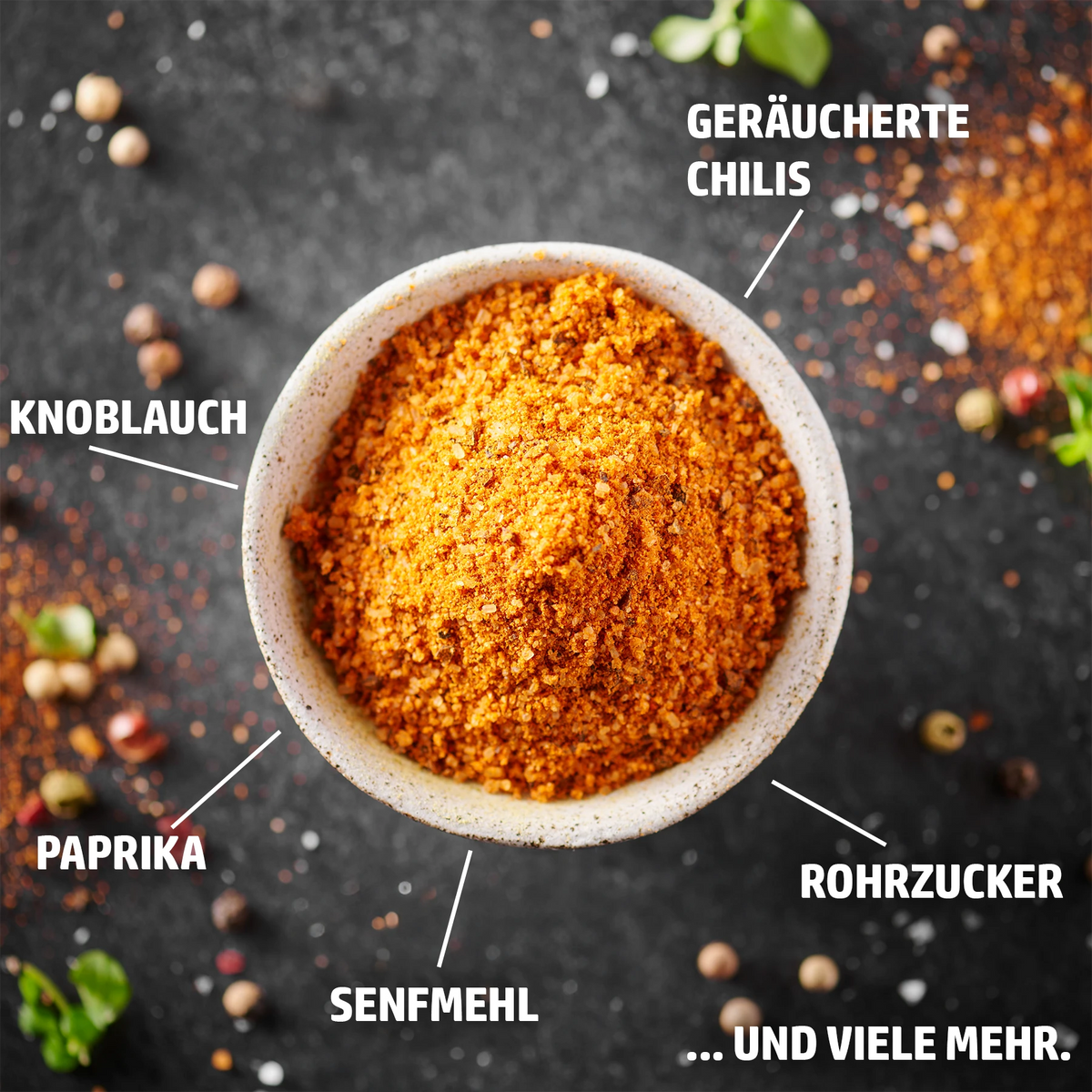 HENSSLERS 6er Grill & BBQ Gewürzset Gewürze HENSSLERS