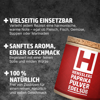 HENSSLERS Paprika Edelsüß Gewürze Hensslers