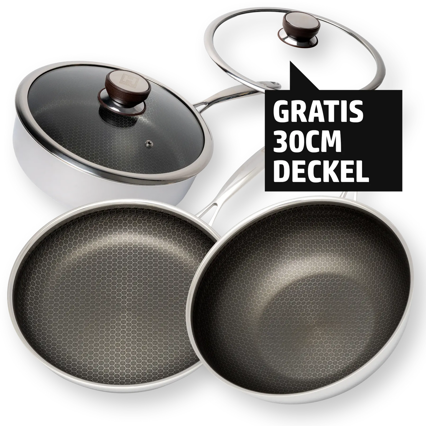 HENSSLERS Profi-Pfannen-Set Pfannen Hensslers