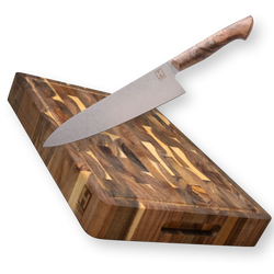 HENSSLERS Schneidebrett & Chefmesser Stoneblade Küchenzubehör Hensslers