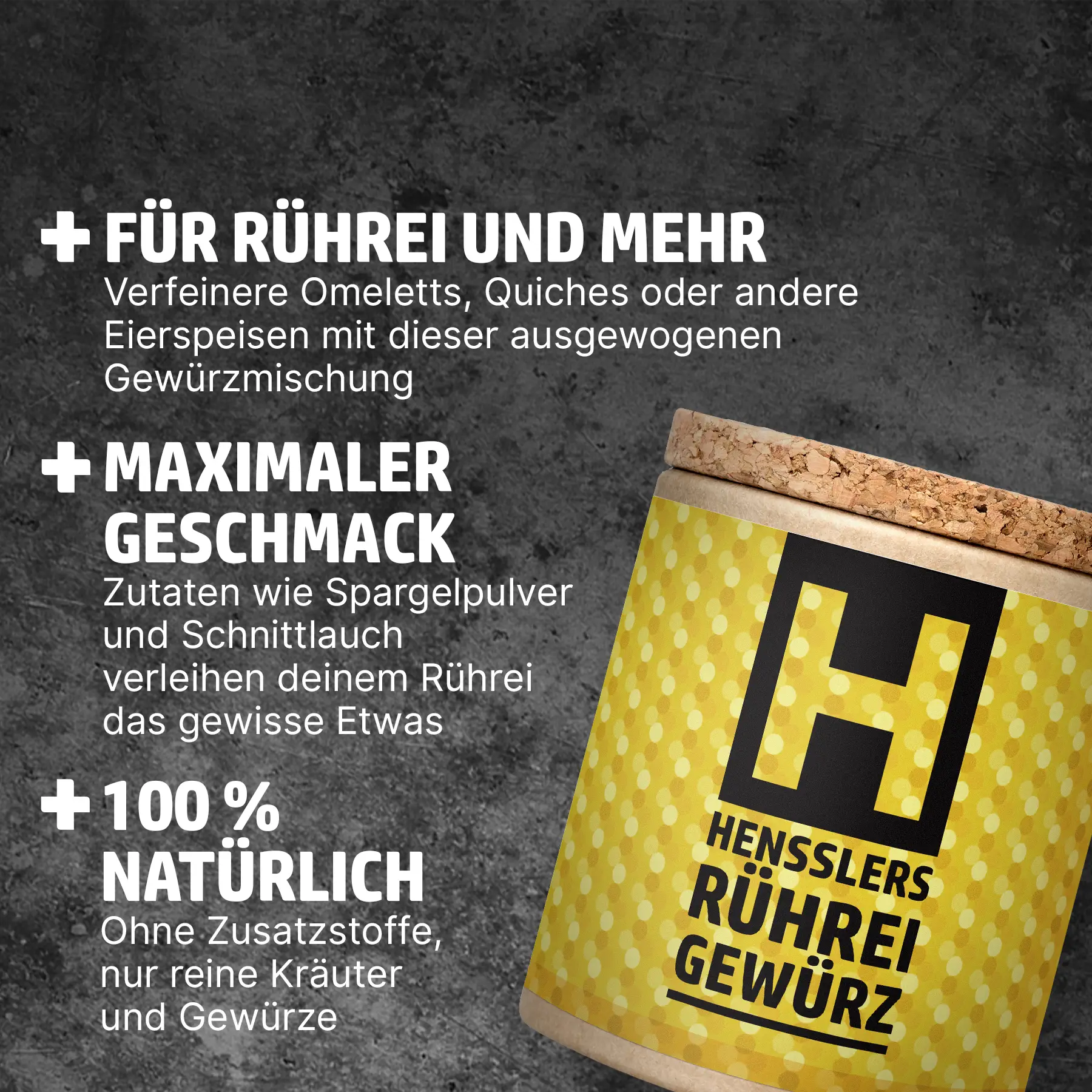 HENSSLERS Rührei Gewürz Gewürze Hensslers