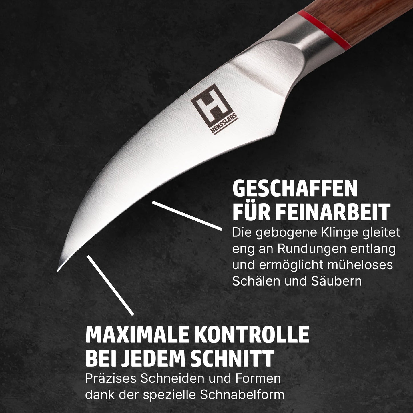 HENSSLERS "Scharfe Klinge" 6er Messer-Set