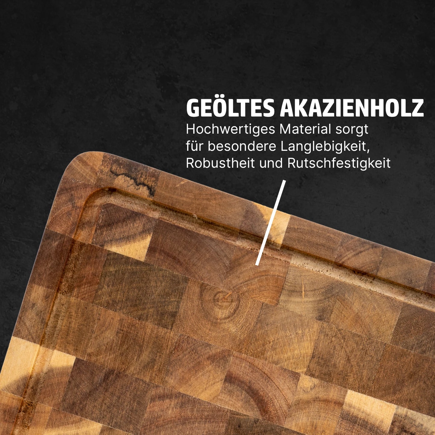 HENSSLERS Festtagsfavoriten Schneidebrett & Santokumesser Bundles HENSSLERS