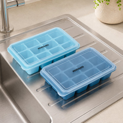 HENSSLERS Silikon Eiswürfelform Set Küchenzubehör HENSSLERS
