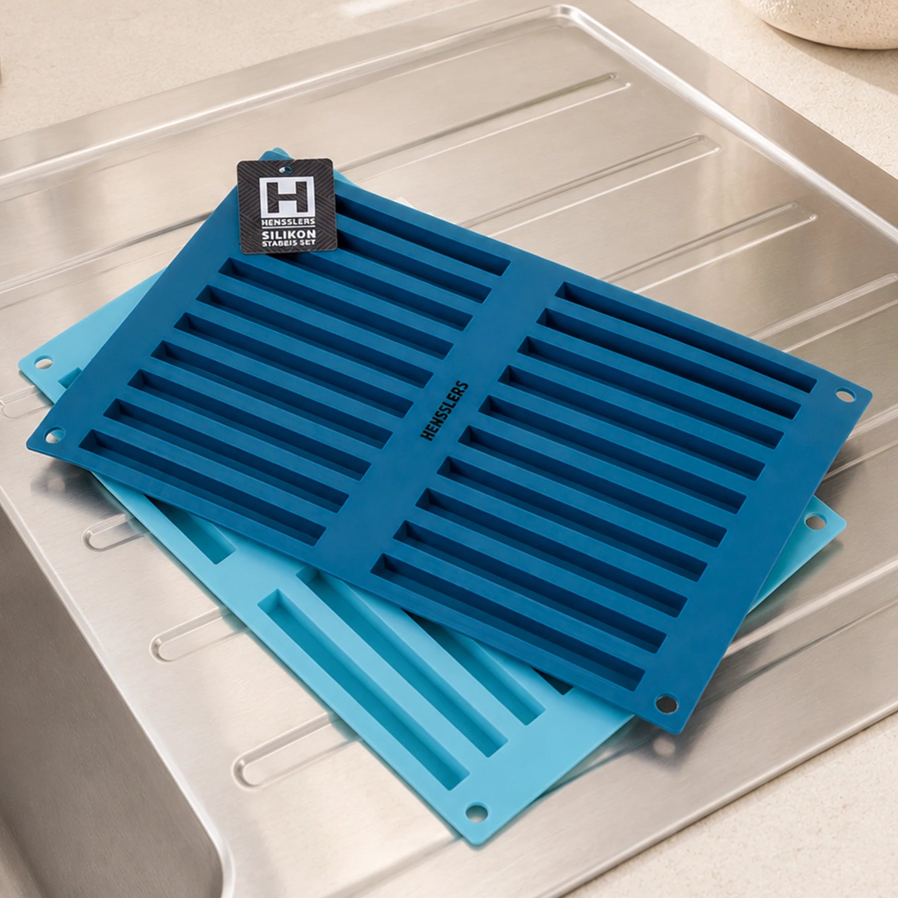 HENSSLERS Silikon Stabeis Set Küchenzubehör HENSSLERS