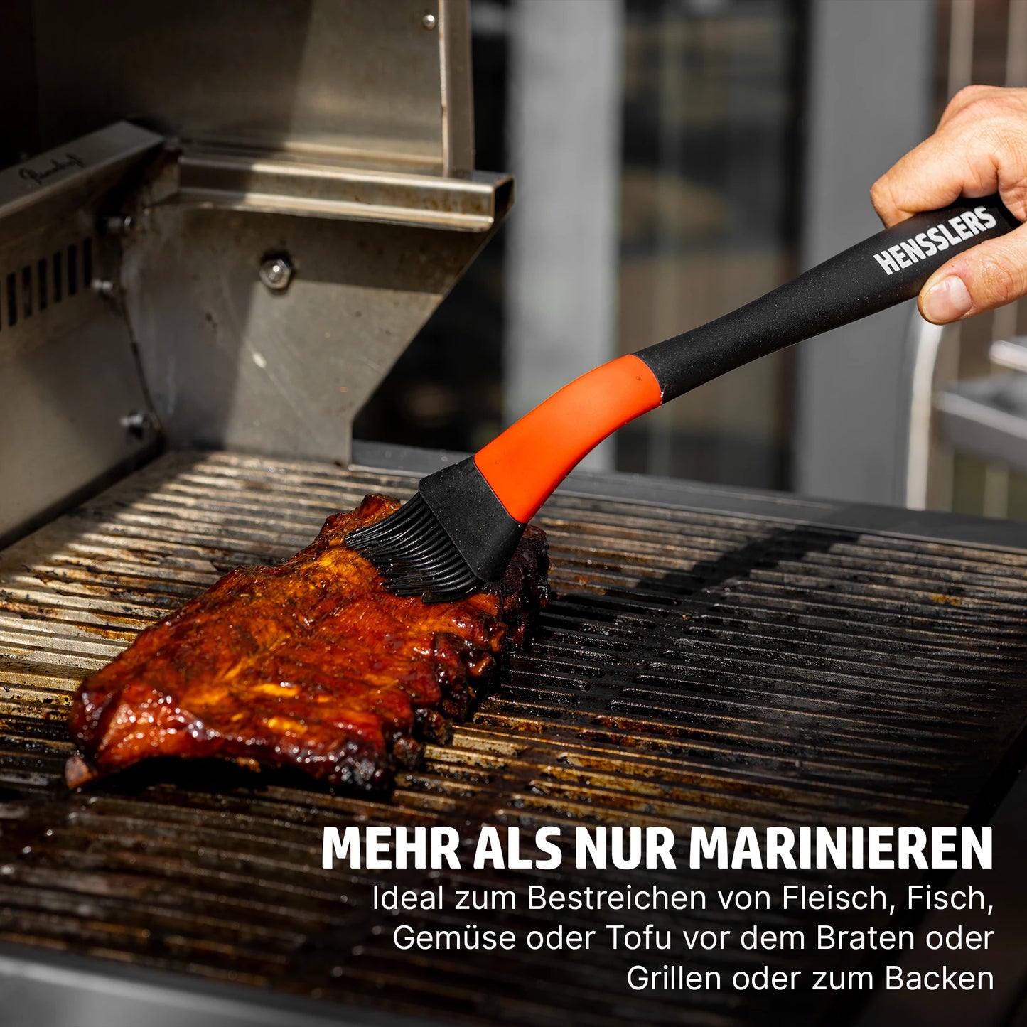 HENSSLERS Back- und Marinadenpinsel flex Küchenzubehör HENSSLERS